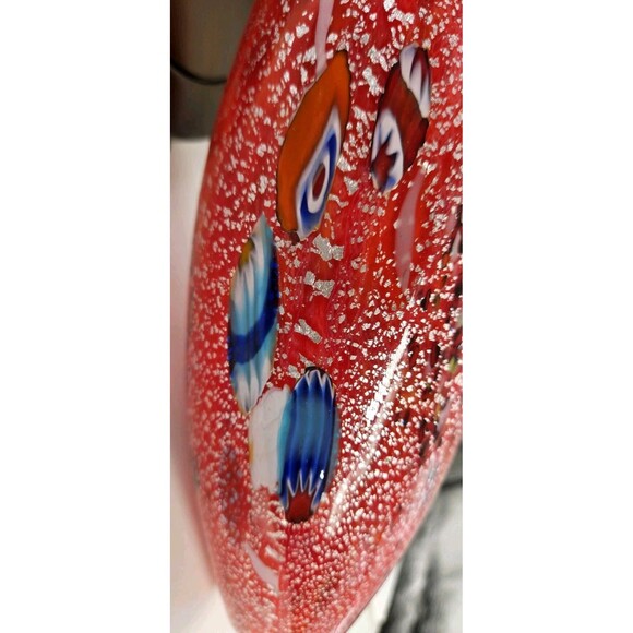 Genuine Hand Blown Lavai Art Glass Lamp Sconce Murano 4 Available Red + Multi - Picture 8 of 16